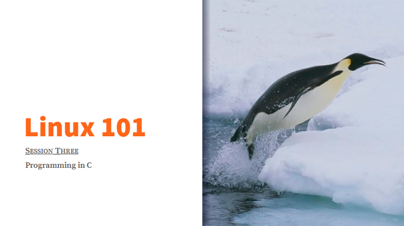 Linux 101 Slide Deck: Session Three
